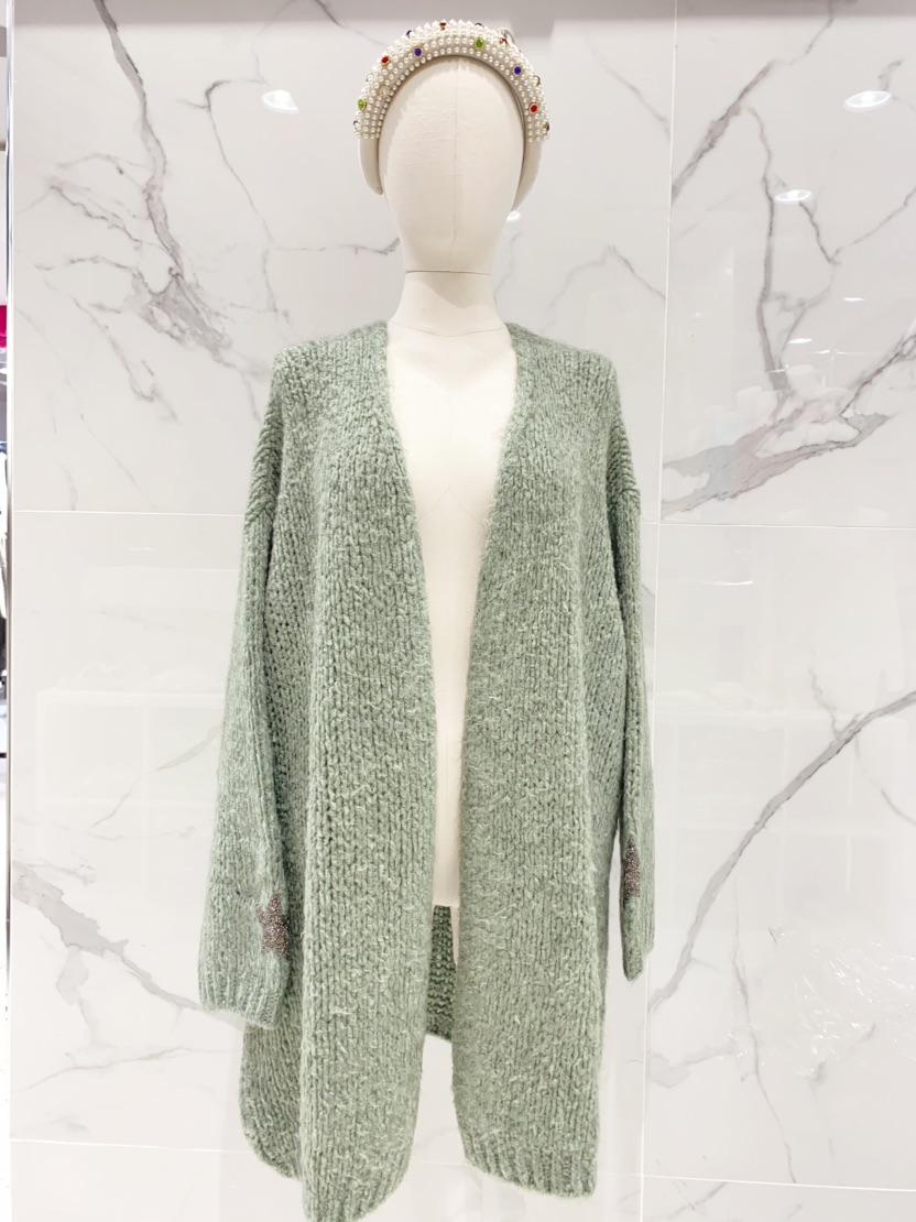 Long mohair clearance cardigan